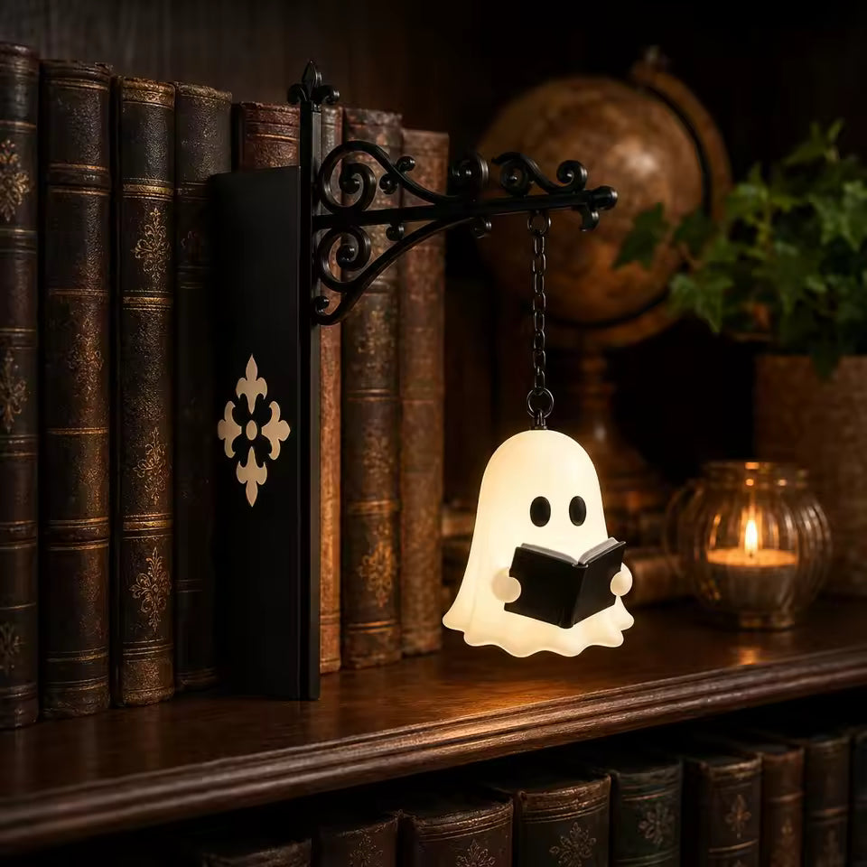 Ghost Bookshelf Lantern